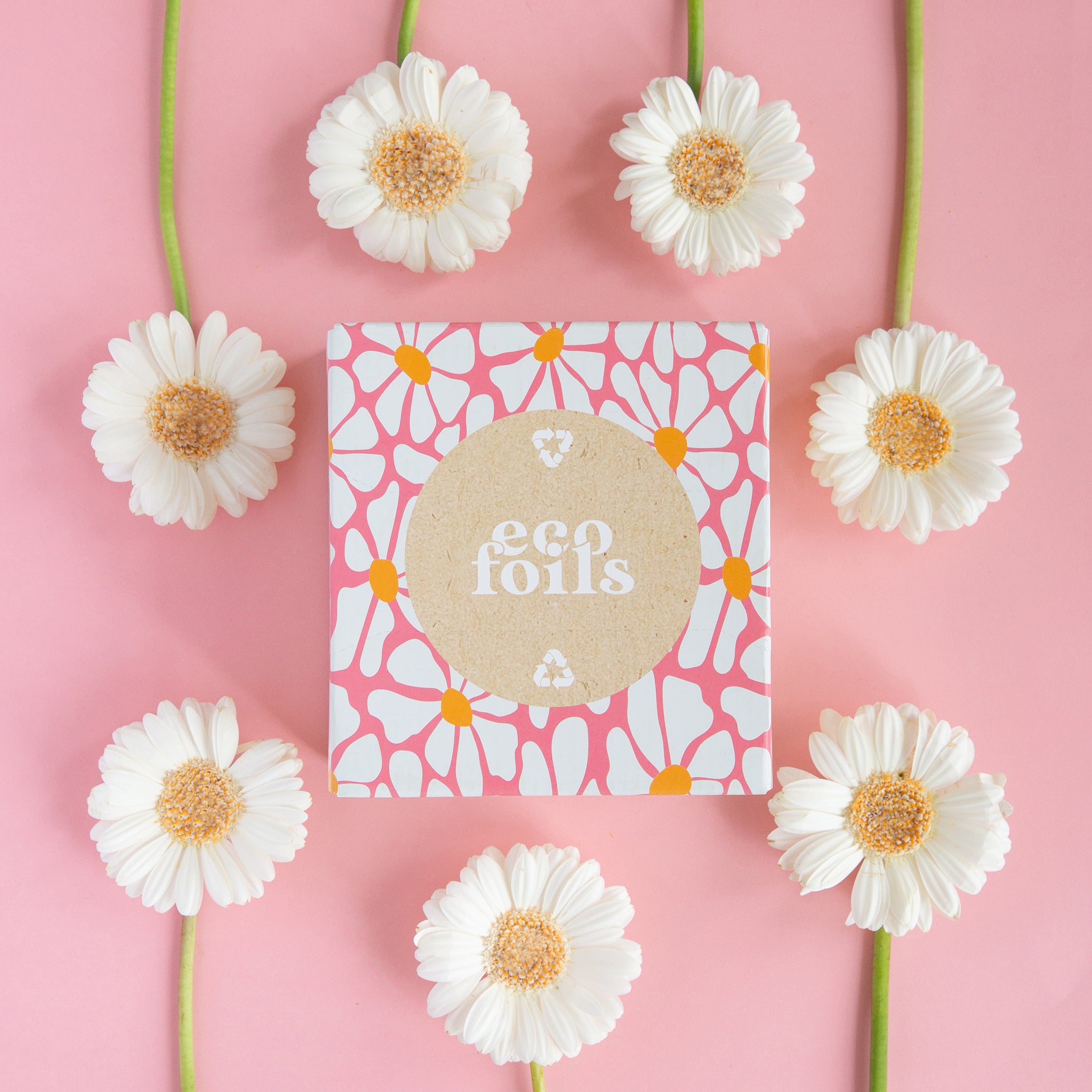 Eco Foils Daisy - Pre-Cut Pop Up Foil - 12.5x27.3cm